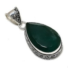 Colgante de joyería de plata esterlina 925 con piedras preciosas de...