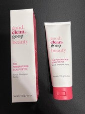 Goop Powerscrub Champú Desintoxicante para Cuero Cabelludo 4 OZ Exfoliante Clarificante Vegano EE. UU. Libre de Crueldad