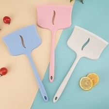 Espátula de silicona de 13,5 cm de ancho de 29 cm de largo con orificios de drenaje para una cocina saludable
