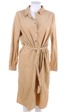 Vestido Street One vestido camisero vestido blusa cordón D 38 beige NUEVO