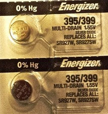 BATERÍAS RELOJ ENERGIZADOR 395/399 SR927SW (2 Piezas) Selladas Vendedor Autorizado