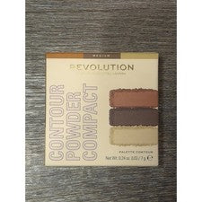 Paleta facial compacta contorno de maquillaje Revolution en polvo medio resaltado 7 g