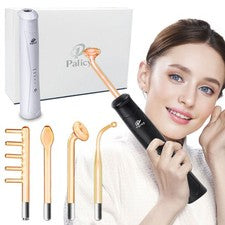 Máquina facial portátil de alta frecuencia 6 en 1 para cuello/cuerpo/pelo/cara