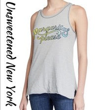 Hermosa camiseta sin mangas estilo retro para mujer gráfica sin azúcar de Nueva York. Precio de venta sugerido por el fa