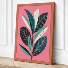 Impresión en lienzo botánico Jewel Botanicals arte de pared decoración del hogar listo para colgar