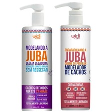 Gel sellador de melena Widi Care para cabello rizado y ondulado + crema definidora de rizos