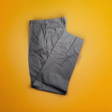 PANTIR PANTALÓN HOMBRE HECHO EN ITALIA 💯 % Algodón Talla 34US 50 GRIS