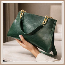 Bolso de hombro bandolera de cuero PU suave de gran capacidad para mujer