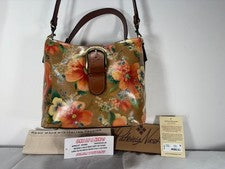 PATRICIA NASH MILAN ITALIA - NUEVO CON ETIQUETAS $249.00 ALBARICOQUE EN FLOR SUAVE ITALIANO LEA.