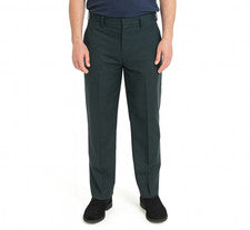 (3 PARES) DURA-KAP Hombres Sin Dobladillo 36/37 Verde Industrial Pantalones de Trabajo con Bolsillos