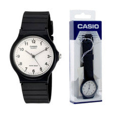 Reloj para hombre de cuarzo negro CASIO MQ24-Esfera Blanca envío 24h