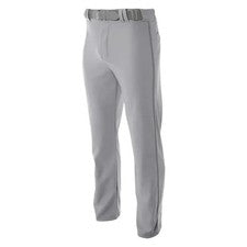 Pantalones de béisbol estilo profesional A4 fondo abierto gris - grandes - NUEVO