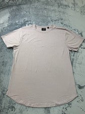 Camiseta Cuts Clothing manga corta doble dobladillo curvo para hombre XXL 2XL concreto Pyca Pro