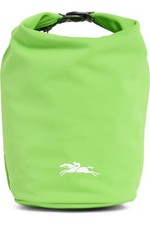 Bolsa de buceo Longchamp con cremallera mango superior convertible cubo inserto ~NIP~ LUZ VERDE