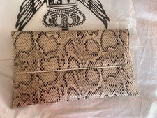 Bolso clutch koko piel de serpiente estampado bolso de mano damas mujeres