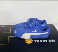 Puma Speedcat Para Hombres Azul Gamuza Con Cordones Estilo de Vida Tenis Zapatos Talla 10.5 NUEVO