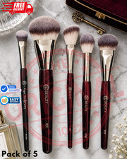 Juego de 5 brochas BK Beauty 101 A506 Kitten Paw 108 109 112 base corrector kit