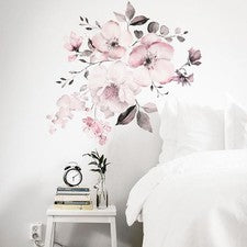 Hágalo usted mismo Pegatina de Pared Calcomanía Mural Vinilo Cita Hogar Habitación Decoración Arte 3D Flor Extraíble