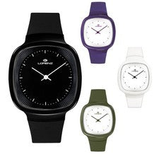 Orologio LORENZ VIGORELLI Silicone Nero Bianco Verde Limited Unisex Sub 50mt