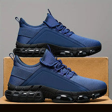 Zapatillas bajas con estilo para hombre con cojín de aire - parte superior de malla transpirable