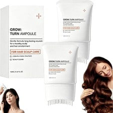 3x - Ampolla Grow Turn para el cuidado del cuero cabelludo del cabello 100 ml