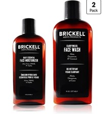 Brickell Men's Diario Esencial Cuidado Facial Rutina I, Gel Limpiador Facial Lavado