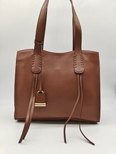 Bolso de Mano Grande Lodis Dakota de Cuero para Mujer en Castaño/Marrón