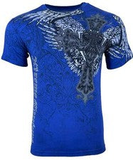 Camiseta para hombre Xtreme Couture By Affliction vista larga motociclista tatuaje S-5XL