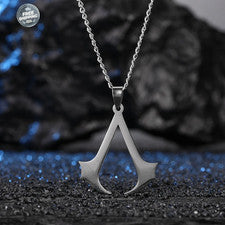 Colgante de acero inoxidable Assassin Syndicate Creed juego película anime juegos con disfraces