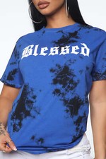 Camiseta túnica Blessed Tie Dye nueva