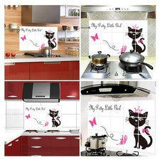 Pegatinas de pared anti-aceite para cocina papel tapiz de arte para decoración del hogar