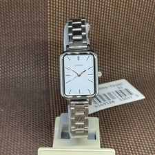 Casio LTP-V009D-7E Blanco Analógico Acero Inoxidable Cuarzo Reloj Clásico Mujer