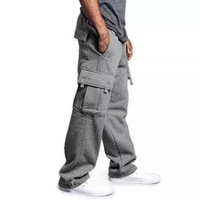 Pantalones deportivos G-Style EE. UU. para hombre de peso pesado polar de carga con bolsillo