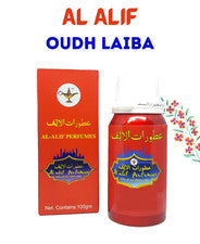 Aceite de perfume concentrado OUDH LAIBA Al Alif, 100 ml, aceite Attar envío gratuito