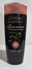 Champú pulido intenso suave L'Oreal Paris para cabello encrespado 12,6 fl oz nuevo sin caja