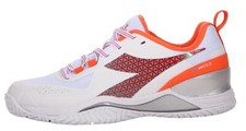 Zapatillas de tenis mujer Diadora "BLUSHIELD TORNEO W AG" white/fiery red