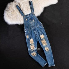 Moda Para hombres Mono de mezclilla Pantalones con tirantes Pantalones ajustados ajustados Jeans