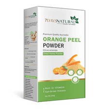2 x polvo de cáscara de naranja natural puro cuidado de la piel facial ilumin...