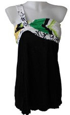 VESTIDO SEÑORA VESTIDO PLAYA VESTIDO CASUAL NEGRO BLANCO AMARILLO TATHAGATA talla M 38 NUEVO