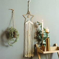 Decoraciones de pared para sala de estar colgante adorno hogar borla tapiz