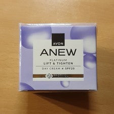 AVON ANEW PLATINUM LIFT & TIGHTEN CREMA DE DÍA crema de día FPS 20 Protinol