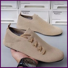 YRZL Mocasines de Malla Transpirable Parte Inferior Delgada Hombres Antideslizantes Zapatos para Conducir.