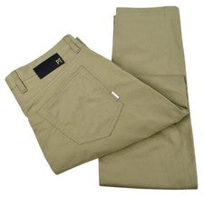 Pantalones elásticos PT TORINO DENIM para hombre caqui SOUL 5 bolsillos mezcla de algodón 33 nuevos con etiquetas