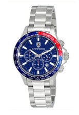Nuevo Hermoso Reloj Avatar Torino Carrero Para Hombre 44mm Rojo/Azul Cronógrafo
