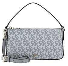 DKNY Bryant Park Tz Demi Crossbody Bag Umhängetasche Tasche grau hellgrau Neu