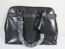 Kenneth Cole Reaction NUEVO SIN ETIQUETAS Mujer Negro Laptop Bolso Maletín 16"!