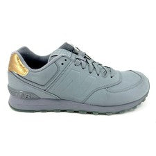 New Balance 574 Estilo de Vida Molton Gunmetal Gris Dorado Hombres Zapatos Tenis ML574MTA