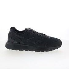 Zapatillas deportivas Reebok Gl1100 para hombre negras de gamuza con cordones estilo de vida zapatos