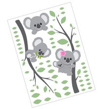 Calcomanías adhesivas de pared extraíbles lindos animales accesorios decorativos para el hogar
