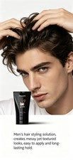 Arcilla desordenada 80 g de sujeción fuerte acabado mate arcilla para cabello para hombres pasta texturizante de peinado